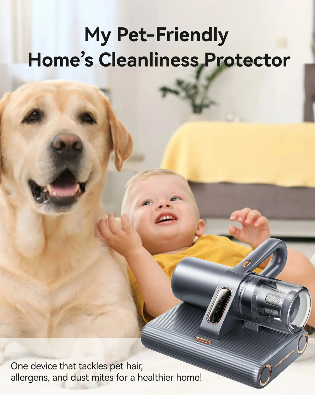 MY1A Mattress Bed Vacuum Cleaner (UK Only) RANVOO